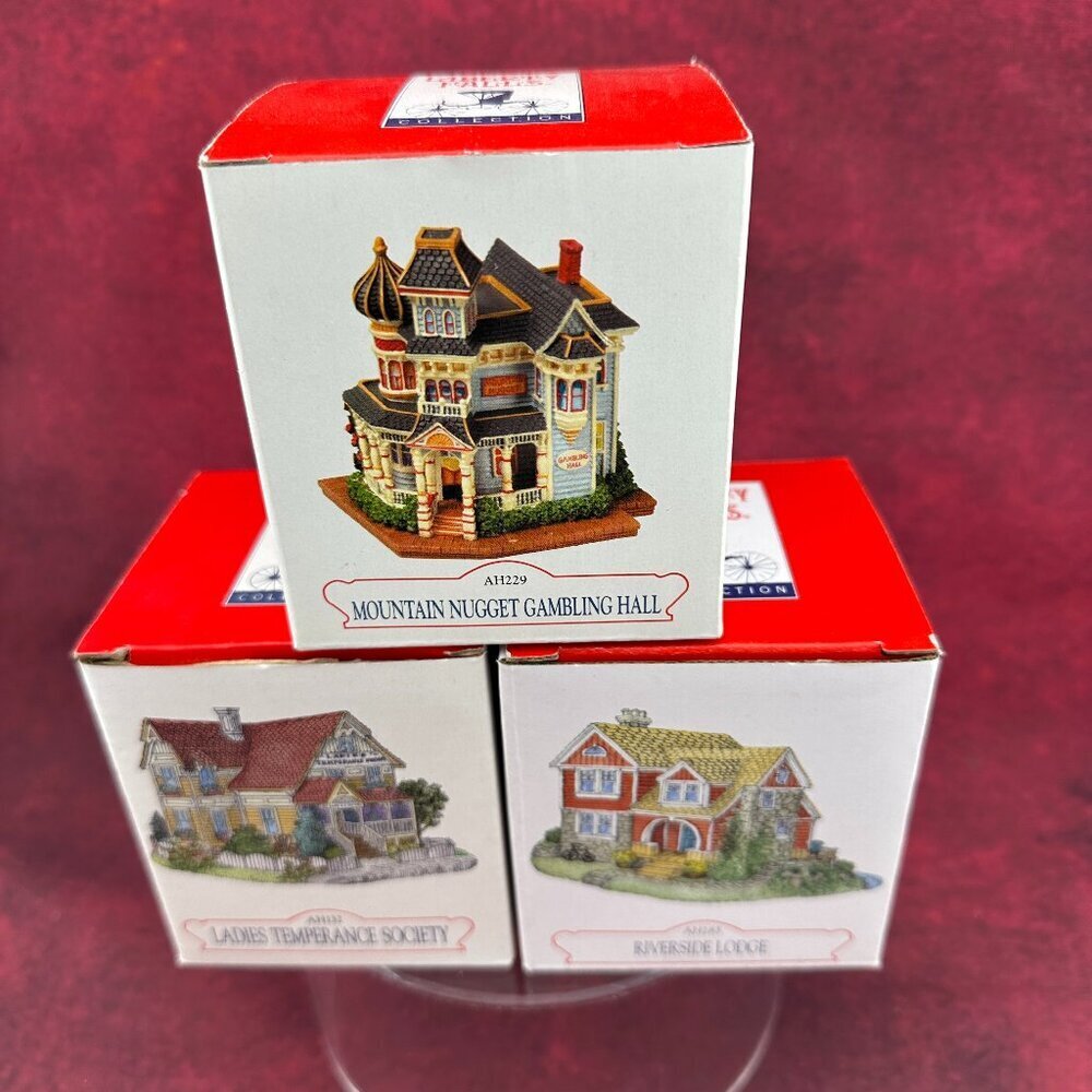 LIBERTY FALLS AMERICANA COLLECTION LOT of 3 MINIATURE BUILDINGS w/BOXES - Picture 2 of 5